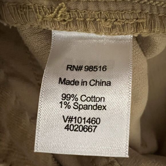 Coldwater Creek Tan Corduroy Womens Size 14 Bootcut 5 Pocket - Picture 9 of 10